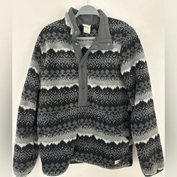 NORTH FACE mens medium heavy fleece sweatshirt in great condition - Picture 1 of 3